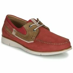 Fluchos GIANT Mocassins & Chaussures bateau Couleur Rouge