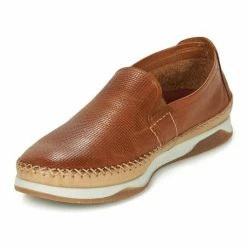Fluchos KENDAL Slip ons Couleur Marron / Beige -Fluchos Soldes Magasin 16505892 500 C