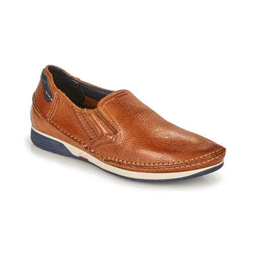 Fluchos JAMES Slip ons Couleur Marron / Marine 3 Fluchos JAMES Slip ons Couleur Marron / Marine