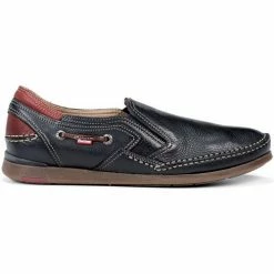 Fluchos 9883 TORNADO MARINER MOCCASIN HOMME Mocassins & Chaussures bateau Couleur Bleu