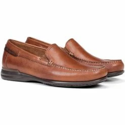 Fluchos 8682 TORNADO ORION MOCCASIN HOMME Mocassins & Chaussures bateau Couleur Marron -Fluchos Soldes Magasin 20044412 500 B