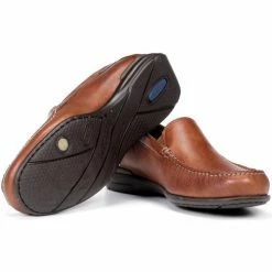 Fluchos 8682 TORNADO ORION MOCCASIN HOMME Mocassins & Chaussures bateau Couleur Marron -Fluchos Soldes Magasin 20044412 500 C
