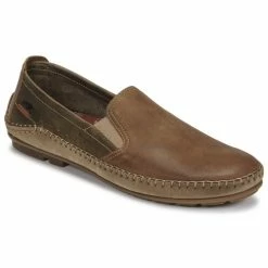 Fluchos DORIEN Slip ons Couleur Marron / Kaki