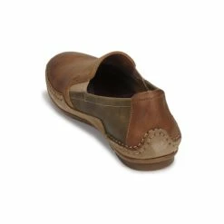 Fluchos DORIEN Slip ons Couleur Marron / Kaki -Fluchos Soldes Magasin 21448918 500 E