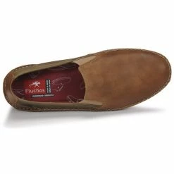 Fluchos DORIEN Slip ons Couleur Marron / Kaki -Fluchos Soldes Magasin 21448918 500 F