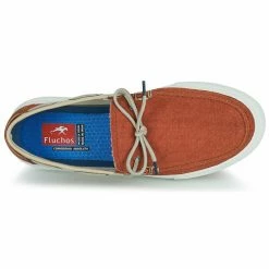 Fluchos NIKO Mocassins & Chaussures bateau Couleur Rouille -Fluchos Soldes Magasin 21448921 500 F