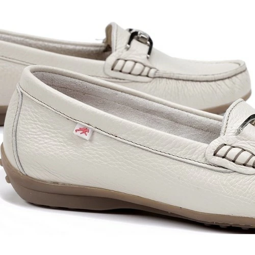 Fluchos Mocassins CALLAGHAN NELSON DANCE Mocassins & Chaussures bateau Couleur Blanc 7 Fluchos Mocassins CALLAGHAN NELSON DANCE Mocassins & Chaussures bateau Couleur Blanc – Image 5