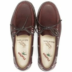 Fluchos NAUTIQUE 156 HUILÉ Mocassins & Chaussures bateau Couleur Rouge -Fluchos Soldes Magasin 22285111 500 C