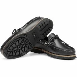 Fluchos NAUTIQUE 156 HUILÉ Mocassins & Chaussures bateau Couleur Noir -Fluchos Soldes Magasin 22517082 500 C