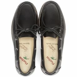 Fluchos NAUTIQUE 156 HUILÉ Mocassins & Chaussures bateau Couleur Noir -Fluchos Soldes Magasin 22517082 500 D