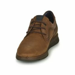 Fluchos 0974-KANSAS-CUERO Baskets mode Couleur Marron -Fluchos Soldes Magasin 22893064 500 C