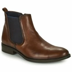 Fluchos 8756-MEMORY-CAMEL Bottines / Boots Couleur Marron