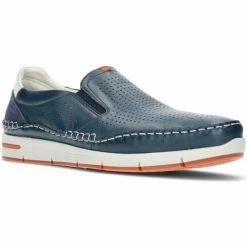 Fluchos YANNIC MOCASSINS FLUIDES F1445 Mocassins & Chaussures bateau Couleur Bleu