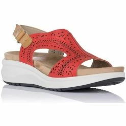 Fluchos BASKETS F1481 Sandales et Nu-pieds Couleur Rouge