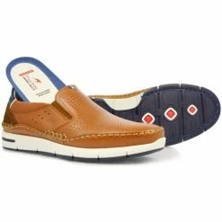 Fluchos Slip ons Couleur Marron 11 Fluchos Slip ons Couleur Marron -Fluchos Soldes Magasin 23122714 500 E