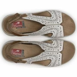 Fluchos SANDALE TIBET F1481 Sandales et Nu-pieds Couleur Blanc -Fluchos Soldes Magasin 23289432 500 F