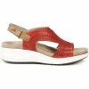Fluchos SANDALE TIBET F1481 Sandales et Nu-pieds Couleur Rouge 2 Fluchos SANDALE TIBET F1481 Sandales et Nu-pieds Couleur Rouge -Fluchos Soldes Magasin 23289433 500 A