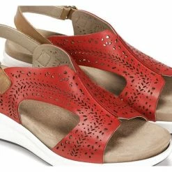 Fluchos SANDALE TIBET F1481 Sandales et Nu-pieds Couleur Rouge -Fluchos Soldes Magasin 23289433 500 D