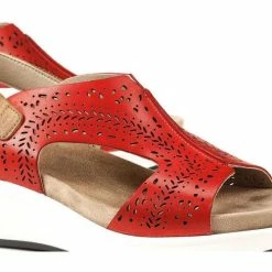 Fluchos SANDALE TIBET F1481 Sandales et Nu-pieds Couleur Rouge -Fluchos Soldes Magasin 23289433 500 E