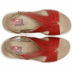 Fluchos SANDALE TIBET F1481 Sandales et Nu-pieds Couleur Rouge -Fluchos Soldes Magasin 23289433 500 F