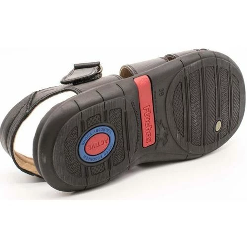 Fluchos Sandales et Nu-pieds Couleur Noir 5 Fluchos Sandales et Nu-pieds Couleur Noir – Image 3